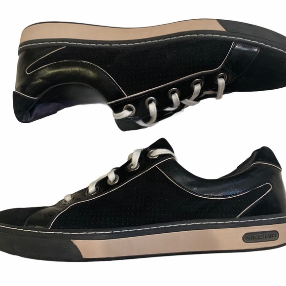 Cole Haan Nike Air G Series Black Suede Sneakers 9AA - Picture 2 of 14